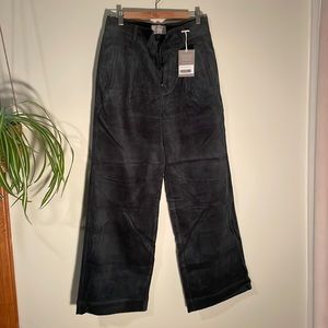 NWT Everlane The Corduroy Way-High Drape Pant, Evergreen